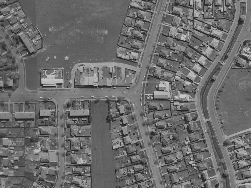 45 Acheson Avenue from the air, 1970-1974