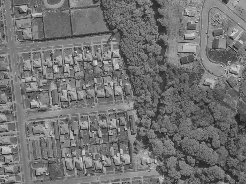 17 Parish Street from the air, 1970-1974
