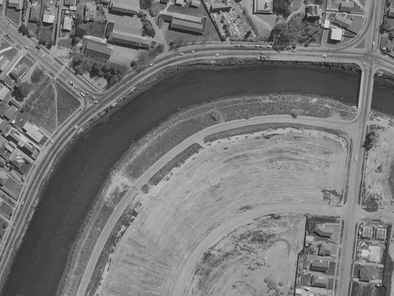 1136 Avonside Drive from the air, 1970-1974