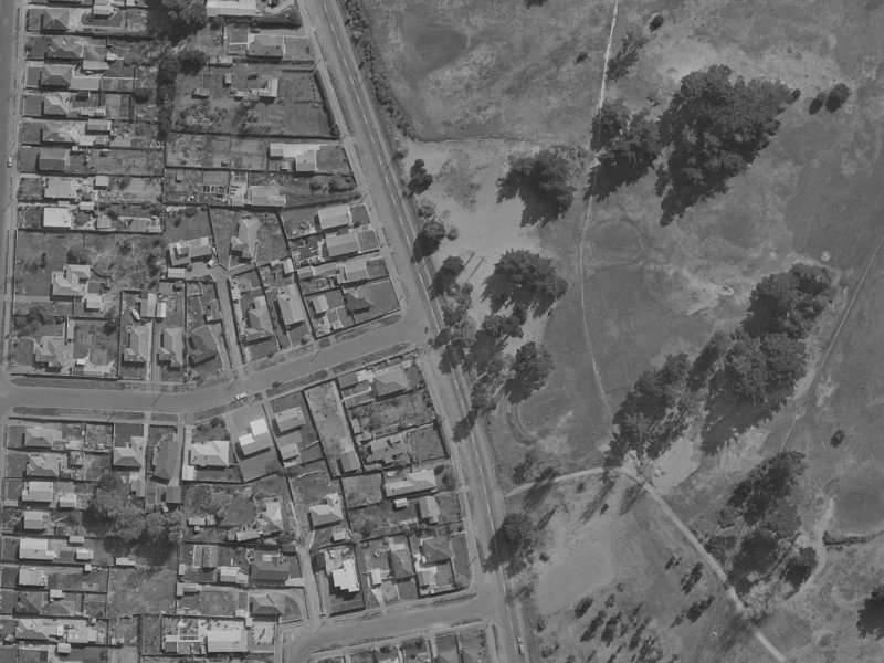 234 Keyes Road from the air, 1970-1974