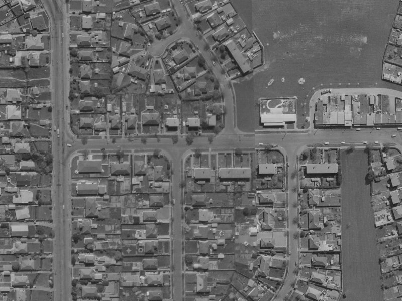 14 Acheson Avenue from the air, 1970-1974