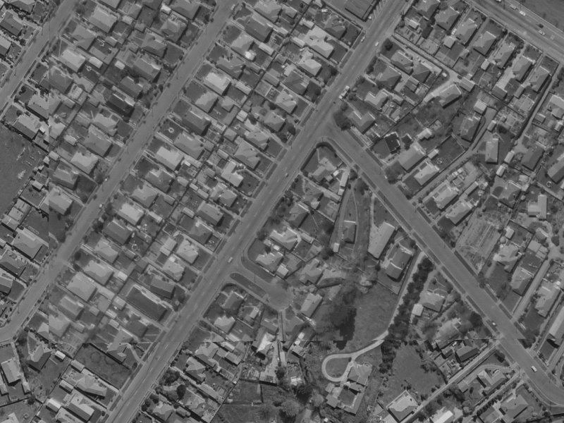 240 Greers Road from the air, 1970-1974