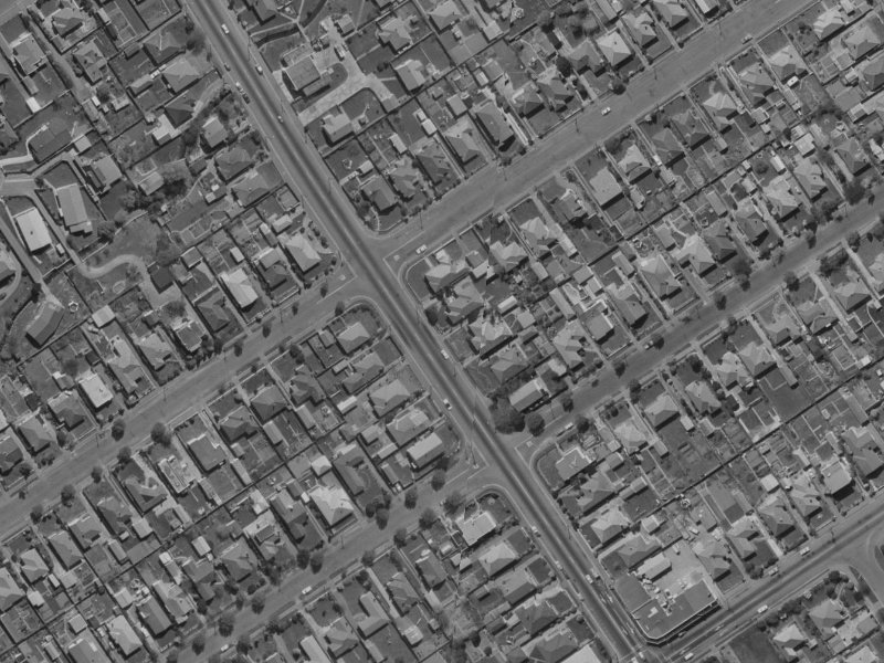 266 Cranford Street from the air, 1970-1974