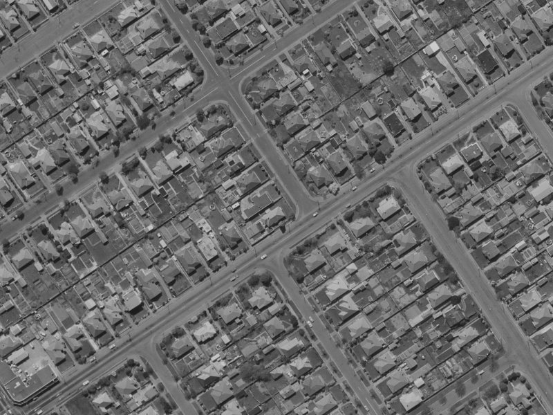 235 Innes Road from the air, 1970-1974