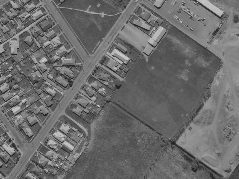 262 Westminster Street from the air, 1970-1974