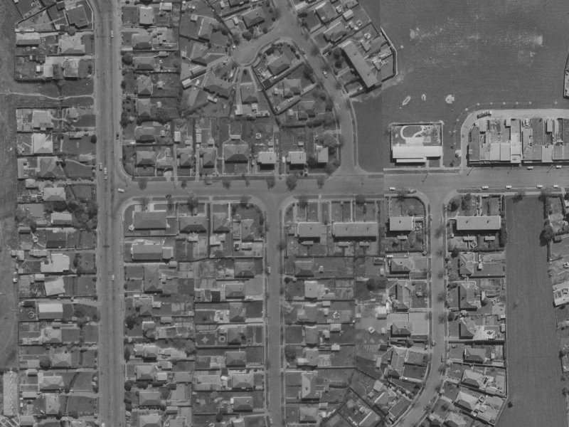 44 Jebson Street from the air, 1970-1974