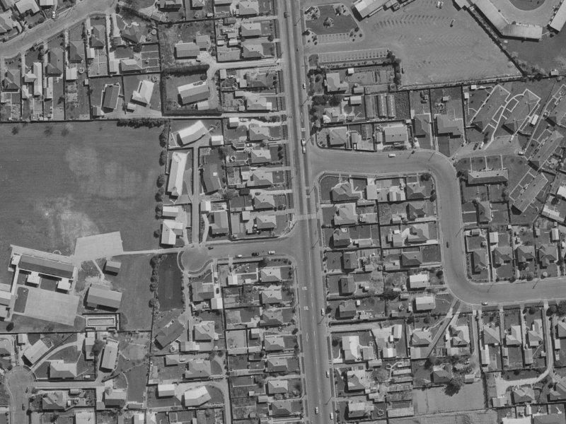 93-97 Marshland Road from the air, 1970-1974