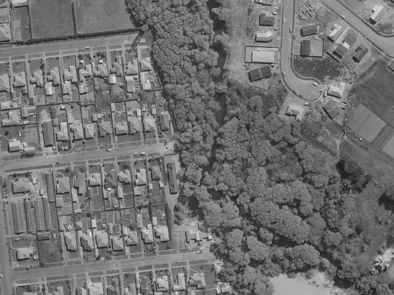 20 Parish Street from the air, 1970-1974