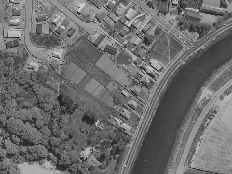 233 New Brighton Road from the air, 1970-1974