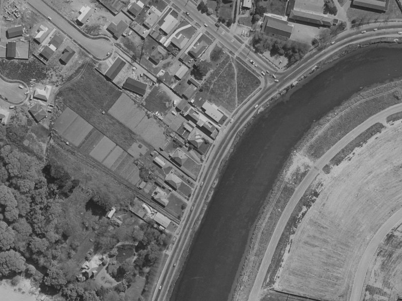 237 New Brighton Road from the air, 1970-1974