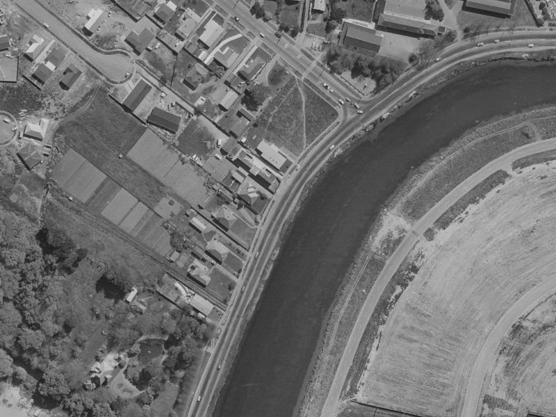 235-237 New Brighton Road from the air, 1970-1974