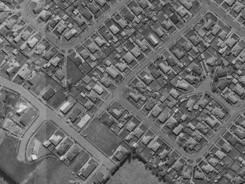 23 Glencoe Street from the air, 1970-1974