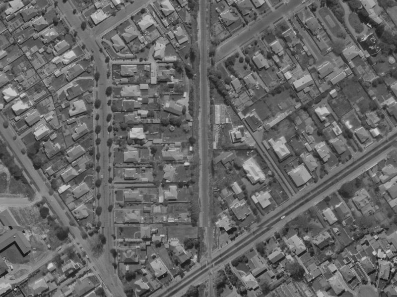 22 Saint James Avenue from the air, 1970-1974