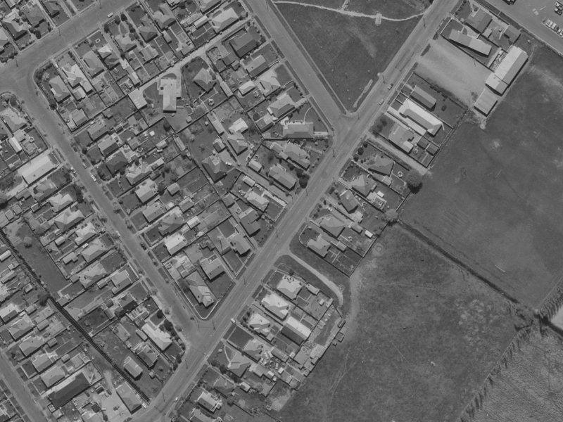 249 Westminster Street from the air, 1970-1974