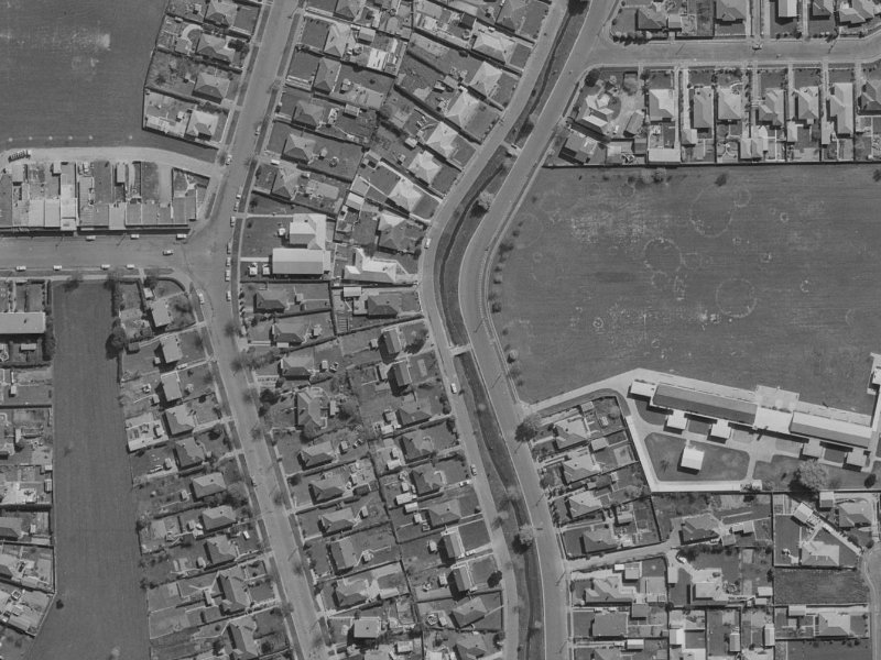 87 Quinns Road from the air, 1970-1974