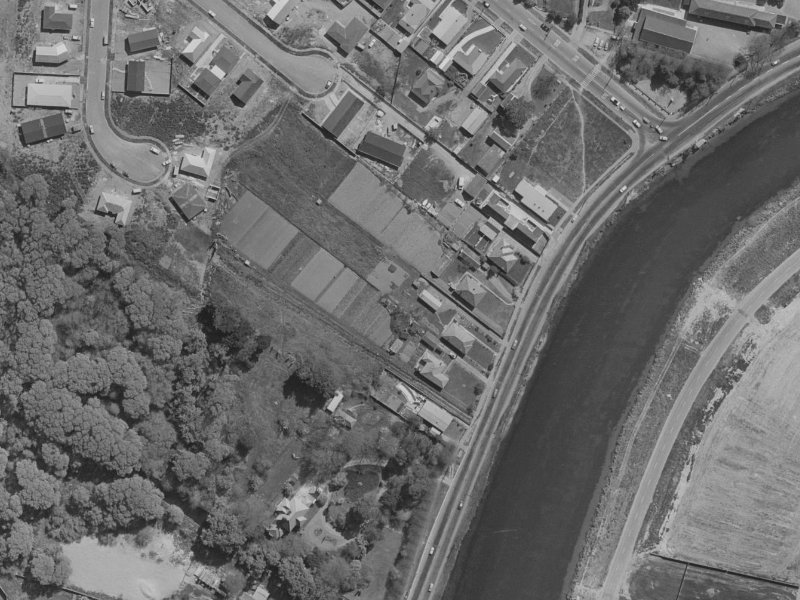 225 New Brighton Road from the air, 1970-1974