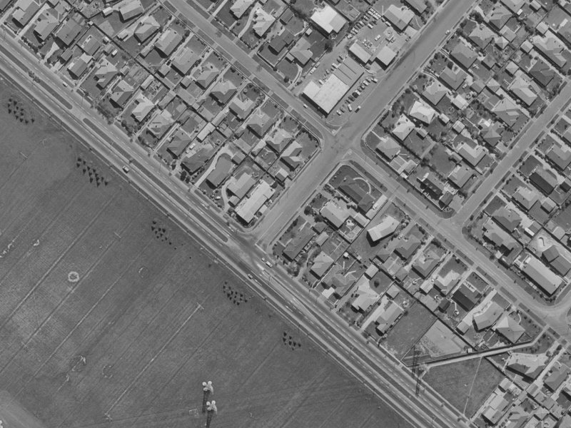 179 Kendal Avenue from the air, 1970-1974