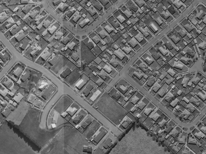 28 Glencoe Street from the air, 1970-1974