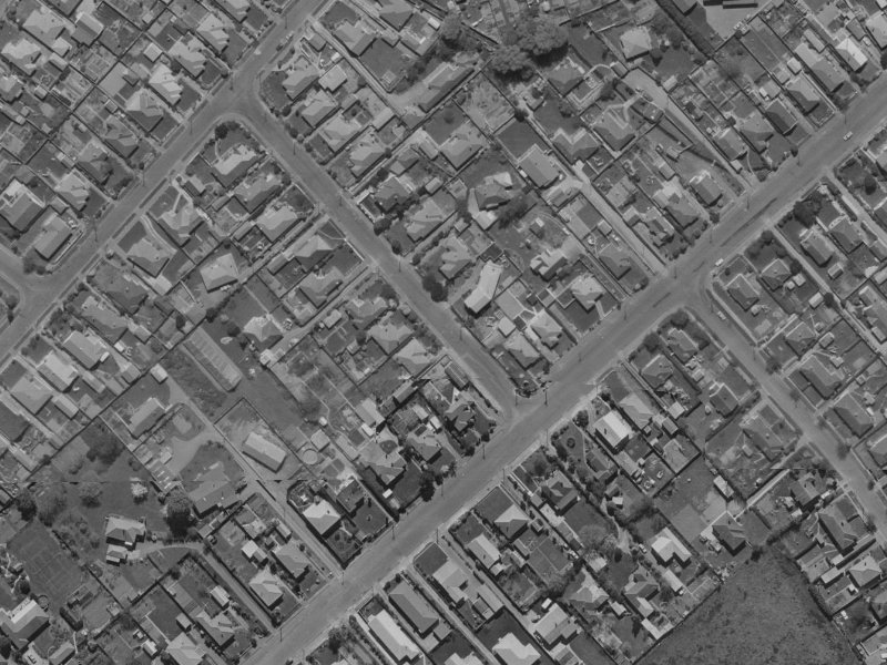 3 Wallace Street from the air, 1970-1974
