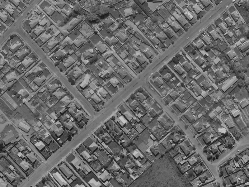 44 Aorangi Road from the air, 1970-1974
