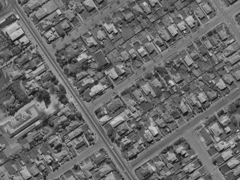 11 Perry Street from the air, 1970-1974