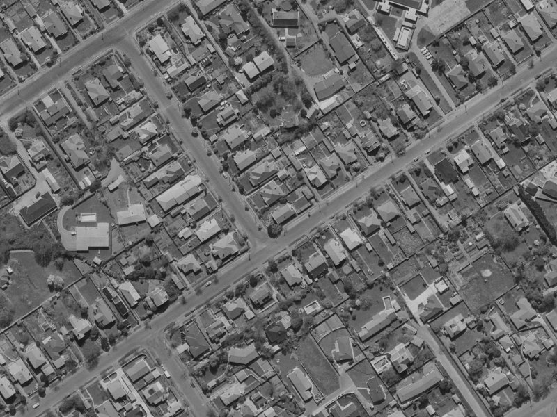 2 Claremont Avenue from the air, 1970-1974