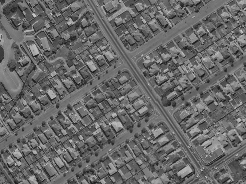 267 Cranford Street from the air, 1970-1974