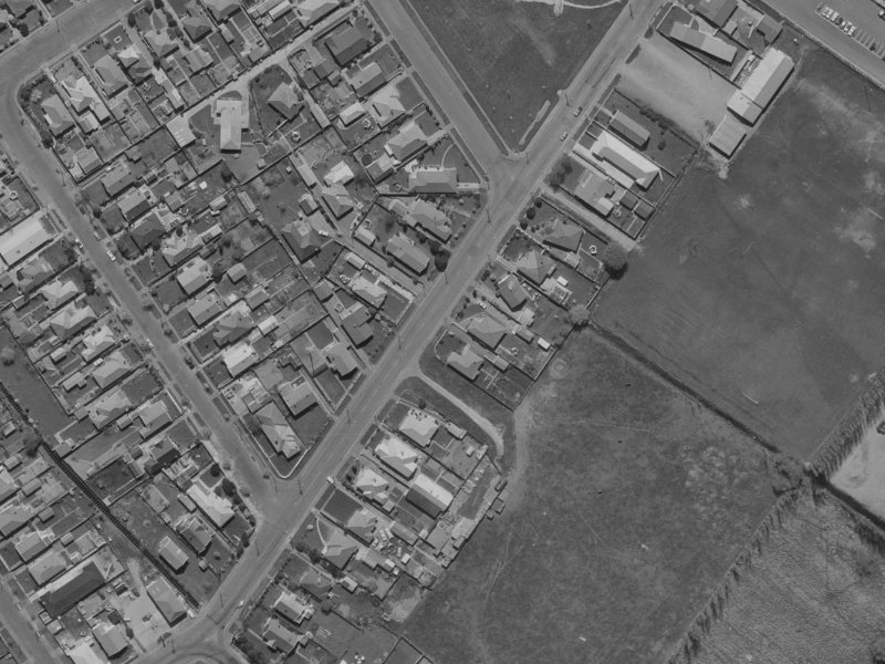 254 Westminster Street from the air, 1970-1974