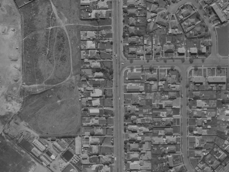 300 Hills Road from the air, 1970-1974