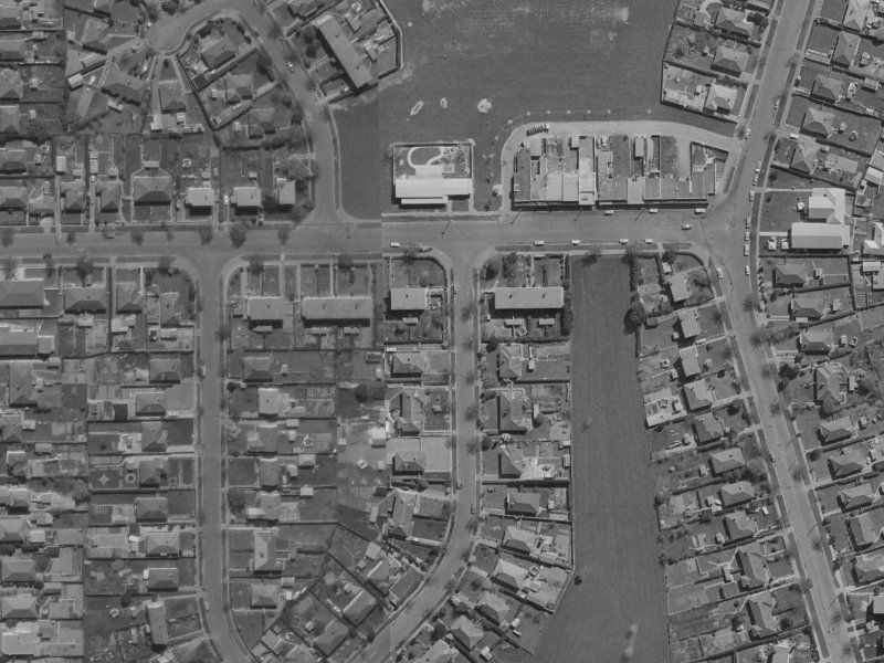 95 Riselaw Street from the air, 1970-1974