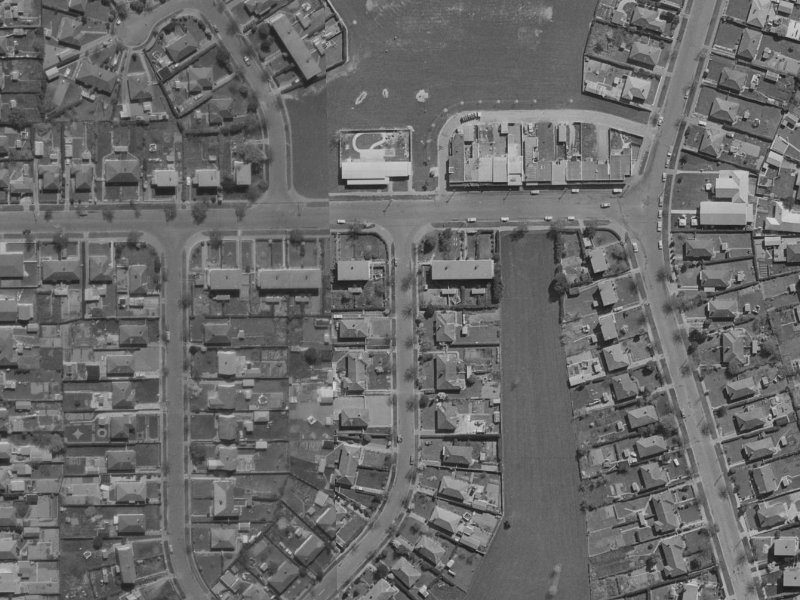 97 Riselaw Street from the air, 1970-1974