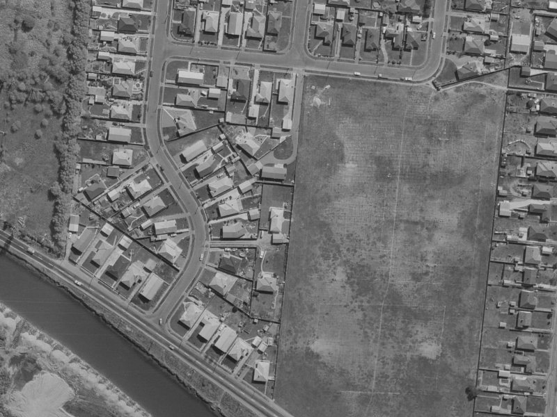 8A Wattle Drive from the air, 1970-1974