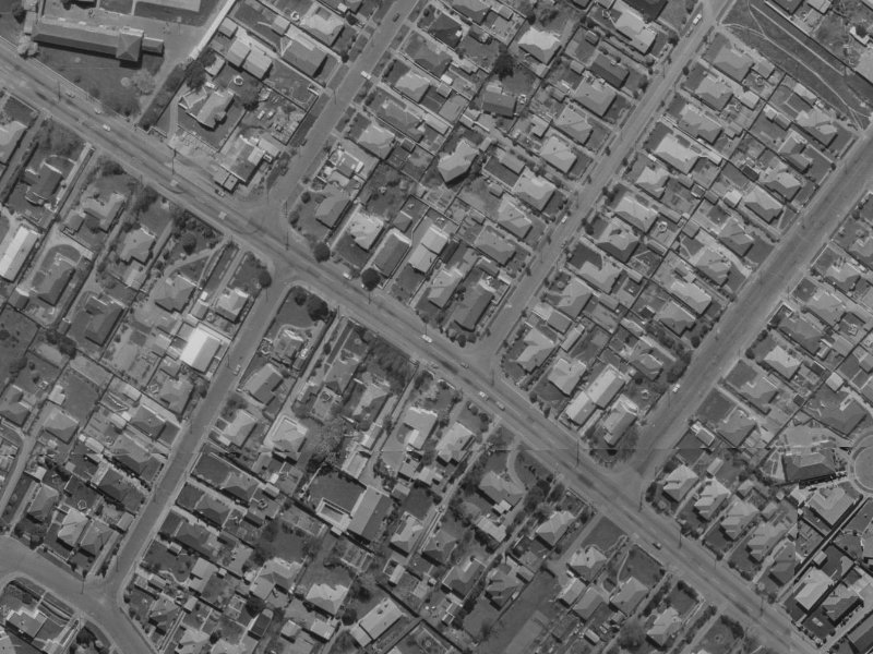 236 Wairakei Road from the air, 1970-1974