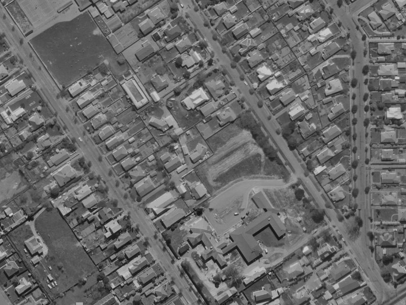 42 Condell Avenue from the air, 1970-1974