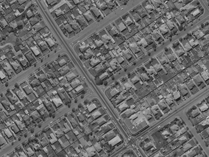 260 Cranford Street from the air, 1970-1974