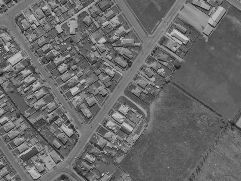 247 Westminster Street from the air, 1970-1974