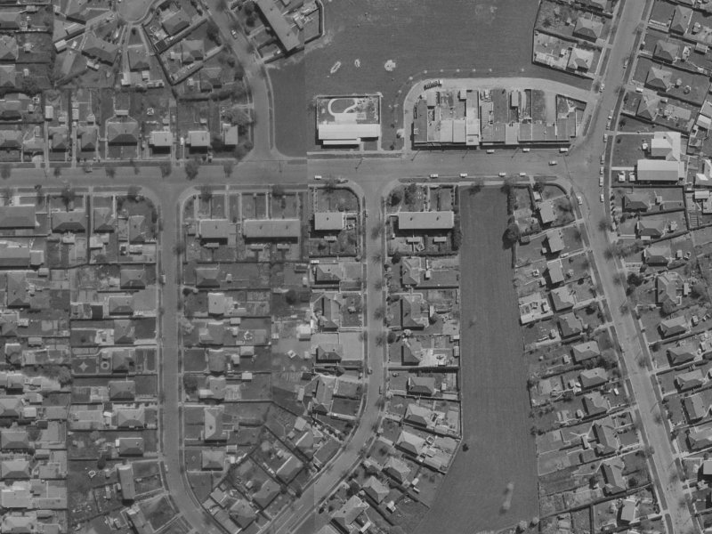 93 Riselaw Street from the air, 1970-1974
