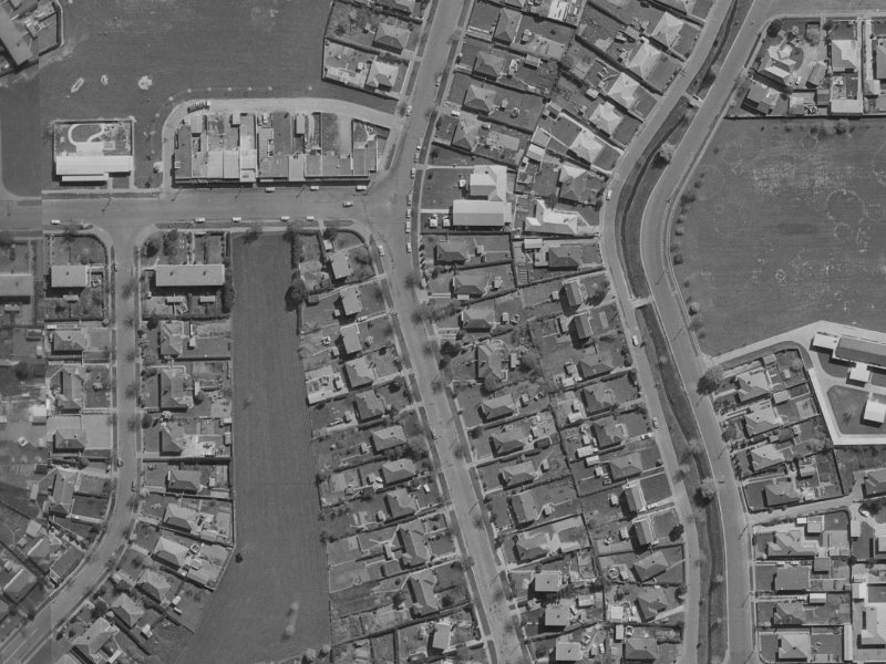 100 Emmett Street from the air, 1970-1974