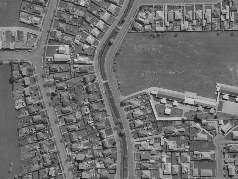 92 Quinns Road from the air, 1970-1974