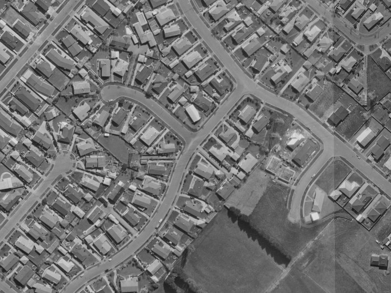 26 Ashbourne Street from the air, 1970-1974