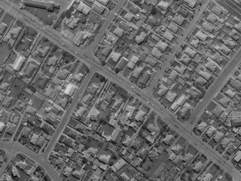 235 Wairakei Road from the air, 1970-1974