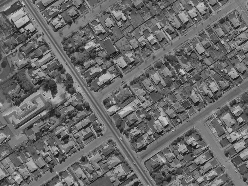 6 Perry Street from the air, 1970-1974