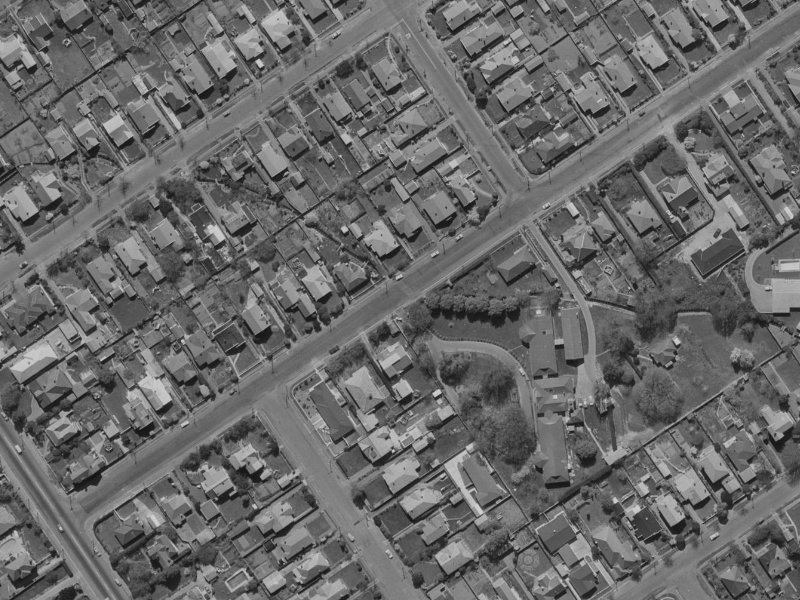 2 Nightingale Place from the air, 1970-1974