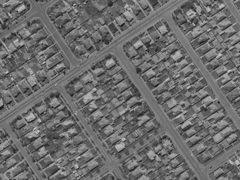 77 Thames Street from the air, 1970-1974