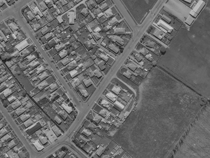 245 Westminster Street from the air, 1970-1974