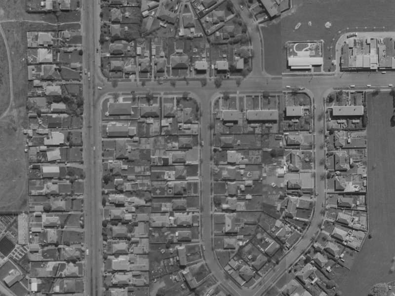 43 Jebson Street from the air, 1970-1974
