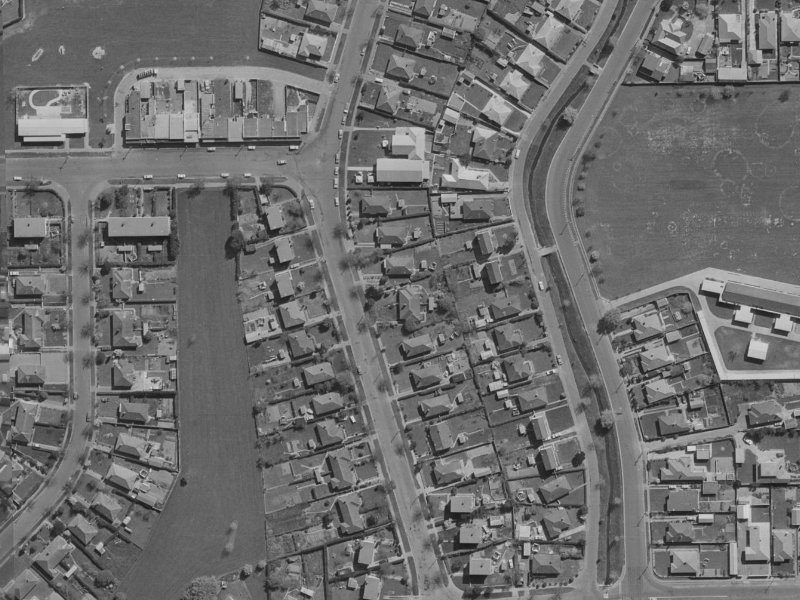 98 Emmett Street from the air, 1970-1974