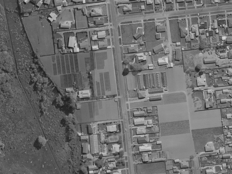1 Moncrieff Place from the air, 1970-1974
