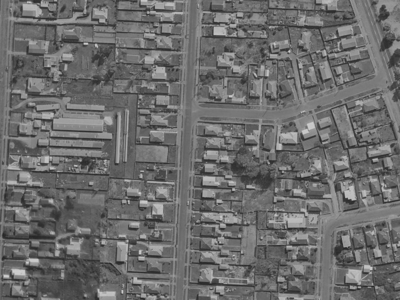 87 Baker Street from the air, 1970-1974