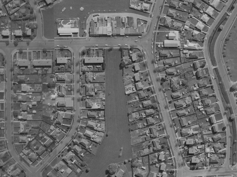 97 Emmett Street from the air, 1970-1974